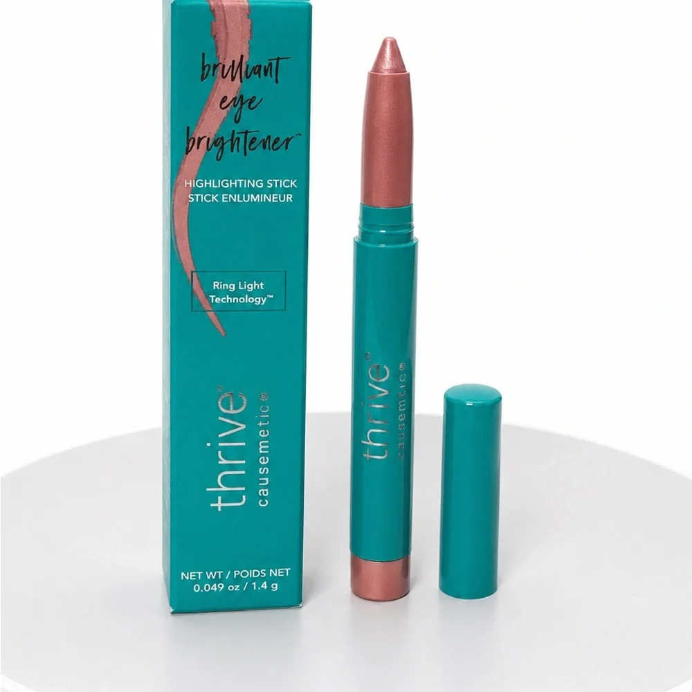 thrive causemetics Brilliant Eye Brightener Highlighting Stick - Rose Copper